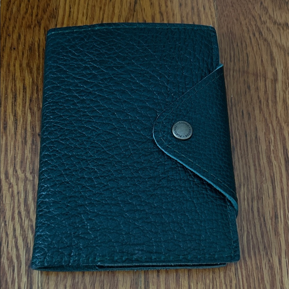 Portland Leather Forest Green notebook cover